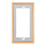 アルミ＆ウッド スイッチプレート ALUMI & WOOD SWITCH PLATE [ ワイド/シルバー ]