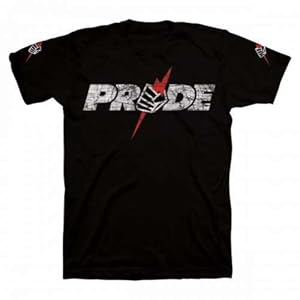 UFC Men's Black Pride Logo Tee (Large)