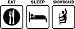 EAT SLEEP SNOWBOARD CAR DECALS STICKERS SNOWBOARDING VINYL GRAPGICS ITEM #1
