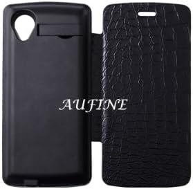 Google Nexus 5 3800mah External Rechargeable Battery Charge Case Power Pack with Flip Cover