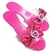 Expressions Toddler Girls Kids 6 Pack Dress Up Royalty Shoes with Heels Set in Carrying Bag - Fits Toddler Shoe Size 7-10 - Pink, Rose, Lilac Perfect Little Girl Toys Role Play Playset