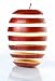 Conceptual Photo of a Sliced on Seven Parts and Disassembled Red Apple Silhouette on White Background Genetically Modified Food Gene Engineering Abstract Concept - 24"H x 16"W - Peel and Stick Wall Decal by Wallmonkeys
