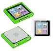 Young Micro TM Neon Rubberized Hard Case with Screen Protector for Apple iPod Nano 6 6th Generation