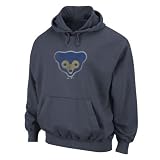 Mens Chicago Cubs Big Time Play II Pigment Washed Hooded Sweatshirt