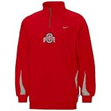 Nike Ohio State Buckeyes Scarlet Conference 1/4 Zip Fleece Jacket