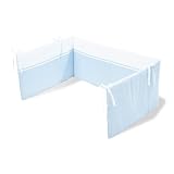 Pinolino 650389-2 - Nestchen f&uuml;r Kinderbetten, Dessin Vichy-Karo bleu