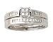 Princess Bridal Duo Sets 14K White Gold