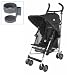 Maclaren WDN11022 Globetrotter Stroller with Cup holder - Black