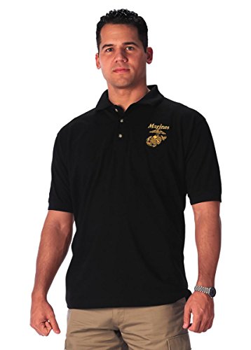 Military Embroidered Golf Shirts