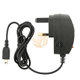 UK Travel Charger (Mini USB) for Garmin Nuvi 260 / 260w / 265 / 265wt / 275t / 295w / 350 / 360 / 370 / 465t / 500 / 550