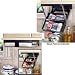Under-Cabinet Kitchen Space Organizer-Black/Steel (Stainless/Black) (2 3/4"H x 12"W x 10 1/4"D)