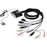 Aten Corp 2-Port HD USB Cable KVM