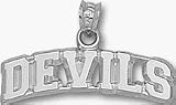 New Jersey Devils 'Devils' Pendant - Sterling Silver Jewelry