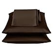 - Brown Easy Care Sheet Set - Twin
