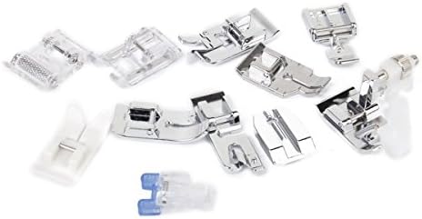 Pixnor Professional 11-in-1 Spare Parts Pedal Accessories for Sewing Machine