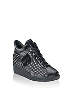 RUCO LINE Zapatillas de cuña (Negro)