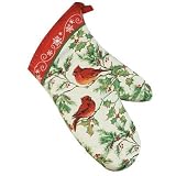 Christmas Cardinals Print Kitchen Oven Mitt