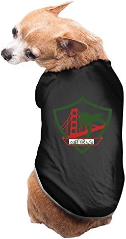 Funny Graphic Gloden State Pet Dog Shirt M Black