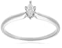 10k White or Yellow Gold Marquise Cut Solitaire Diamond Engagement Ring (1/10 ct, J-K Color, I2-I3 Clarity)