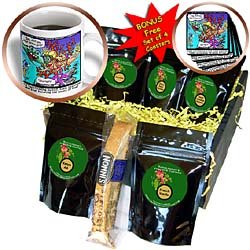 Londons Times Funny Panel Hollywood Cartoons - Paris Hilton Takes A Dive - Coffee Gift Baskets - Coffee Gift Basket