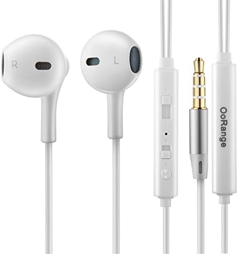 Earphones, OoRange Earphones with Volume Control and Mic Compatible with iPhone 6 6S, iPod, iPad, Android Galaxy