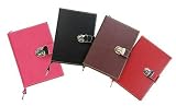 Recycled Leather Journal 5x7"-with lock