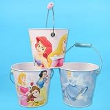Disney PRINCESS TIN PAIL Bucket With Handle