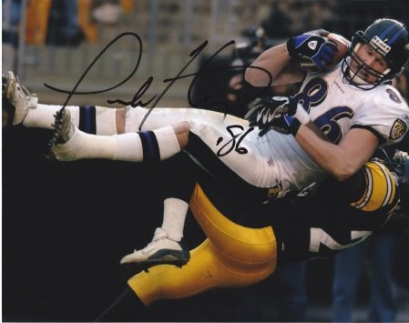 Todd Heap Autographed Baltimore Ravens 8x10 Photo