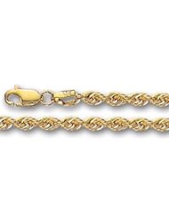 14K Yellow Gold Solid Rope (Width 3.0mm)