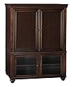 Bush Furniture Savannah Collection Pocket Door Armoire, Mocha Cherry