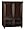 Bush Furniture Savannah Collection Pocket Door Armoire, Mocha Cherry
