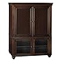 Bush Furniture Savannah Collection Pocket Door Armoire, Mocha Cherry