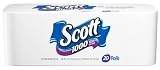Scott Bath Tissue, 1000 Sheet Rolls