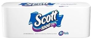 Scott Bath Tissue, 1000 Sheet Rolls, 40 Count
