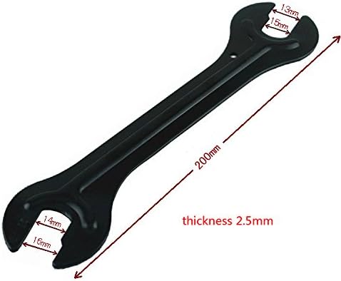 New Multi-purpose Bicycle Bike Repair Maintance Tool Hub Cone Wrench 13,14,15,16mm 85g