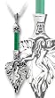 La Fee Absinthe Spoon Pendant with Chain Necklace