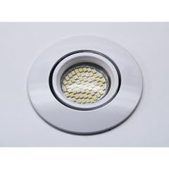 6er Set Einbaustrahler Sirius Wei� mit 60er SMD LED Warmwei� 230V GU10