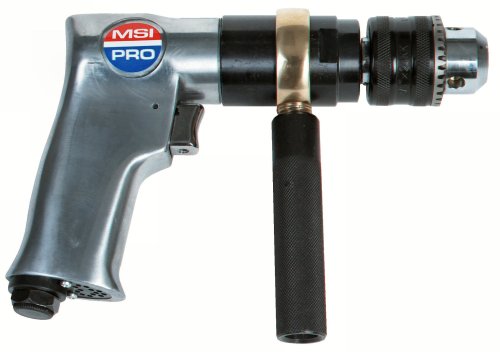MSI-PRO SM703 1/2-Inch Pneumatic Drill with Keyed Jacobs Chuck