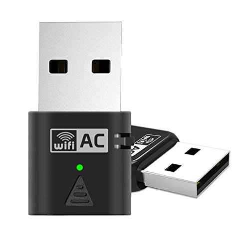 Usb network adapter, amotus ac600 dual band wireless ad…