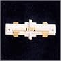 White Track Straight Connector