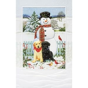 16 pack Labrador Christmas Cards