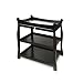 Badger Basket Co Black Sleigh Style Baby Changing Table