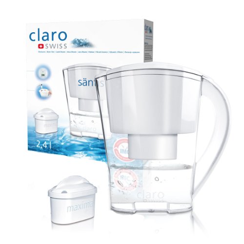 ClaroSwiss 30000002 Starterpacket S&auml;ntis inklusiv Filterkanne und 2 Filterkartuschen