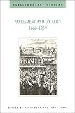 Parliament and locality, 1660-1939