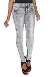 LOVEsick Black Acid Wash Super Skinny Jeggings
