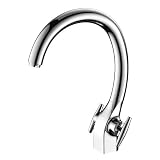 Contemporary Solid Brass Kitchen Chrome Finish