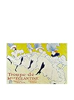 Picture Lienzo Troupe - M.Lle Eglantine - Toulouse Leutrec
