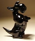 Blown Glass Art Animal Figurine Dog SCOTTISH TERRIER