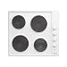 Beko Hize64101w 4 X Solid Plate Hob In White