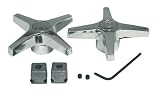 Danco 80835 Cross-Arm Handles with Universal Adapters, Chrome